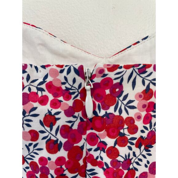 J.CREW Ruffle-Hem Midi Dress in Liberty Wiltshire Floral Size 6 NWT | Mermaid - Picture 7 of 9